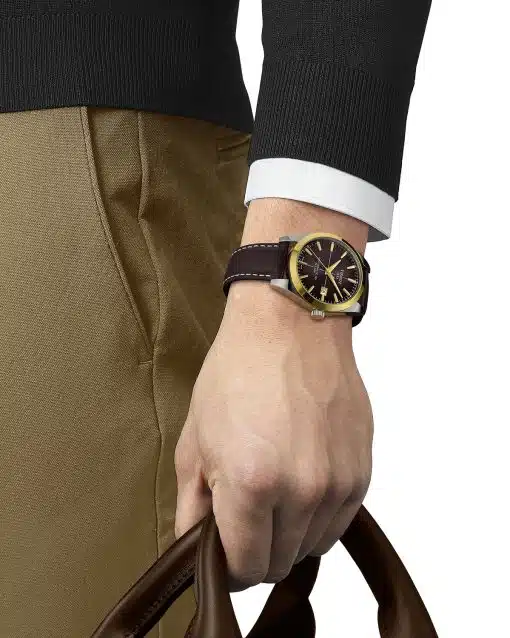 Tissot Gentleman Powermatic 80 Silicium 18K Gold Bezel - T927.407.46.291.01 - Bilde 4