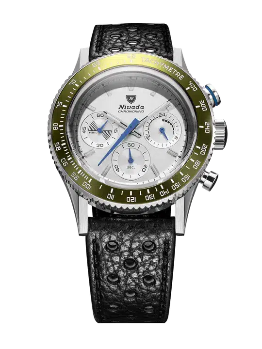 Nivada Grenchen Chronoking Mechaquartz Racing Grey - Bilde 16