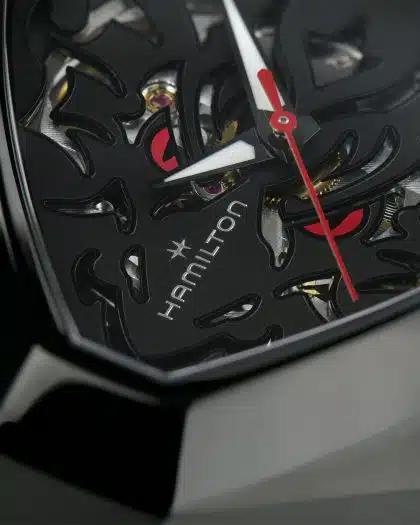 Hamilton Ventura Skeleton Elvis80 Skeleton Auto 42mm x 45mm - H24535332 - Bilde 4