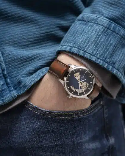 Hamilton Jazzmaster Open Heart Auto 40MM - H32675540 - Bilde 6