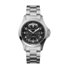 Produktbilde av Hamilton Khaki Field King Auo 40mm med sort urskive på stållenke. Ref. H64455133.