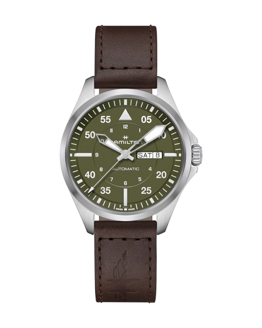 Hamilton Khaki Aviation Pilot Day Date Auto 42MM - H64635560