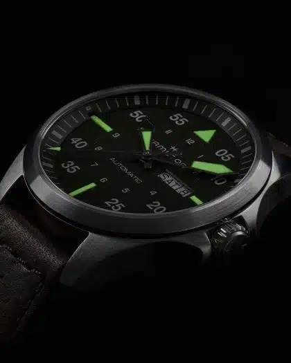 Hamilton Khaki Aviation Pilot Day Date Auto 42MM - H64635560 - Bilde 4