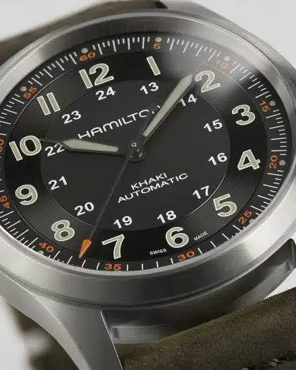 Hamilton Khaki Field Tatanium Auto 38MM - H70205830 - Bilde 4