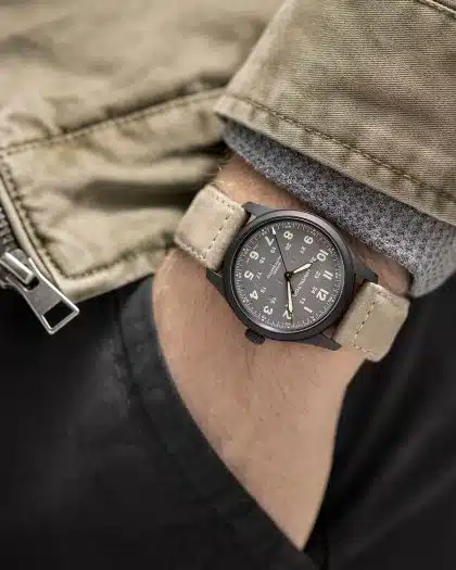 Hamilton Khaki Field Tatanium Auto 38MM - H70215880 - Bilde 6