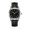 Produktbilde av Hamilton Khaki Field Murph 42MM med sort urskive på skinnrem. Ref. H70605731.
