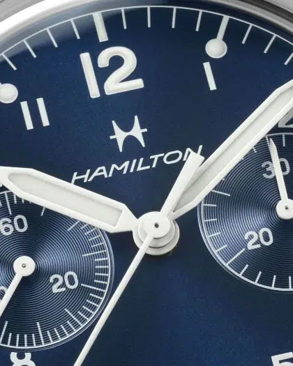 Hamilton Khaki Aviation Pilot Pioneer Mechanical Chrono 40mm - H76409140 - Bilde 3