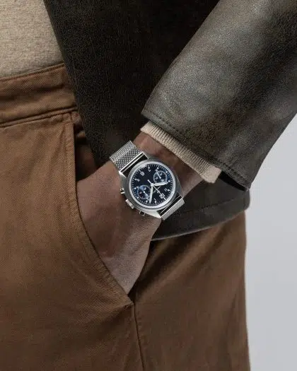 Hamilton Khaki Aviation Pilot Pioneer Mechanical Chrono 40mm - H76409140 - Bilde 6
