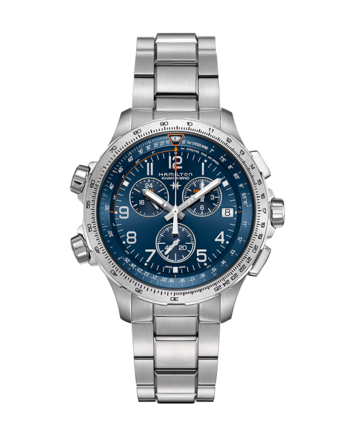 Hamilton Khaki Aviation X-Wind GMT Chrono Quartz 46MM - H77922141