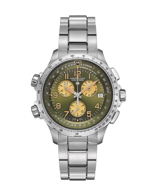 Hamilton Khaki Aviation X-Wind GMT Chrono Quartz 46MM - H77932160