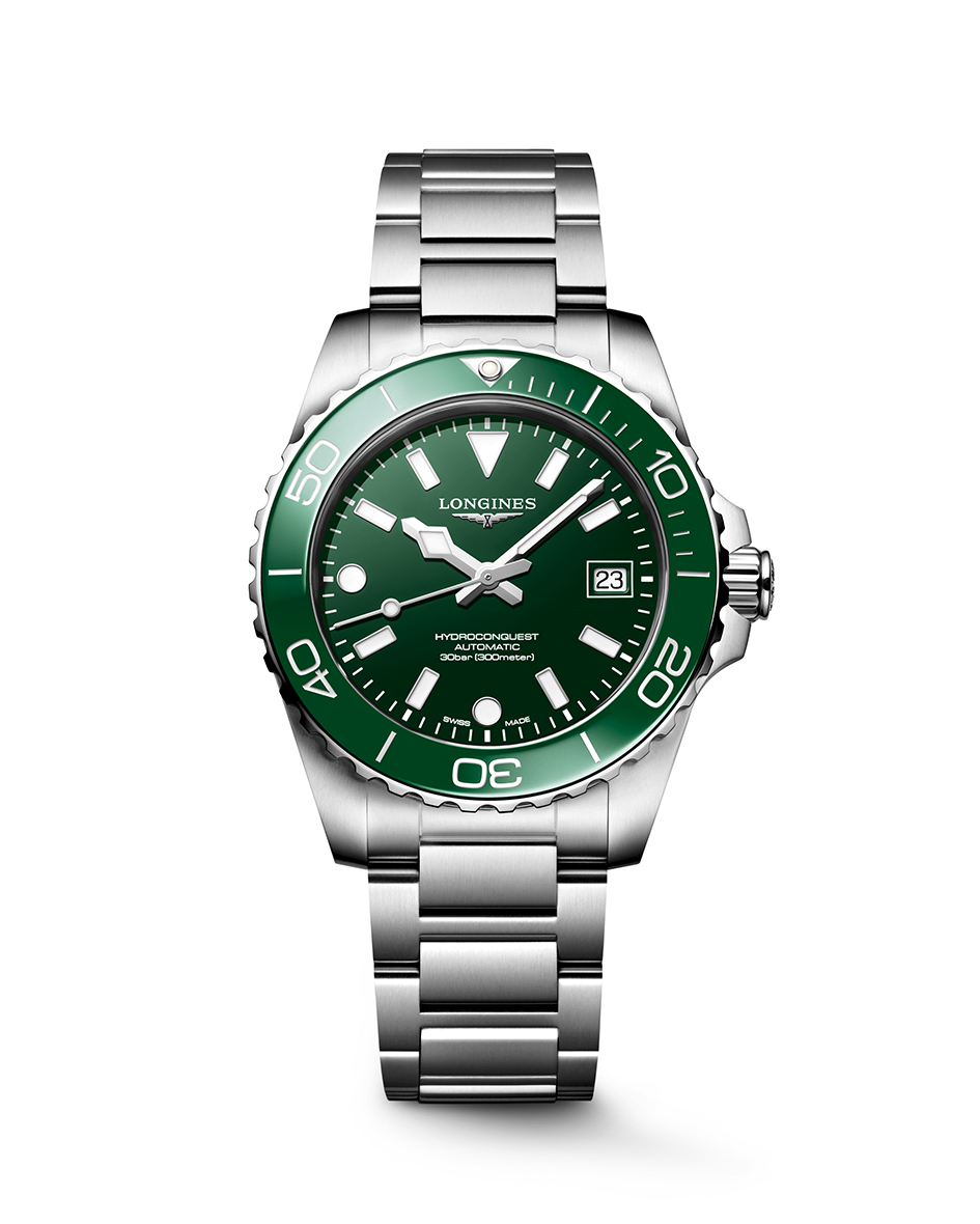 Longines HydroConquest 39MM Grønn Ref. L3.779.4.06.6