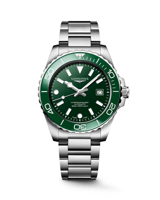 Longines HydroConquest 42MM grønn tallskive - L3.788.4.06.6