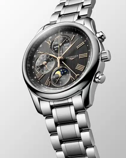 Longines Master Collection Chronograph Moon Phase 40mm - L2.673.4.61.6 - Bilde 2