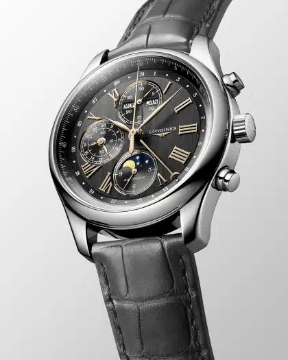 Longines Master Collection Chronograph Moon Phase 42mm - L2.773.4.61.2 - Bilde 2