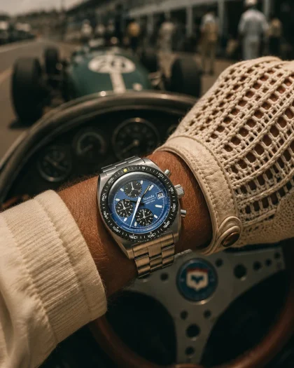 Nivada Grenchen Autochron Blue Mecaquartz - Bilde 8