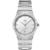 Produktbilde av Omega Constellation Co-Axial Master Chronometer Small Seconds 34mm med en hvit urskive og stållenke. Ref. O13110342002001.