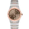 Produktbilde av Omega Constellation Co-Axial Master Chronometer Small Seconds 34mm med brun urskive og stållenke. Ref. O13120342063001.