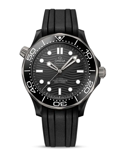 Omega Seamaster Diver 300M Black Co-Axial Master Chronometer 43.5mm