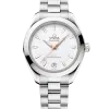 Produktbilde av Omega Seamaster Aqua Terra 150M 30mm med sølv urskive på stållenke. Ref. O22010302002001.