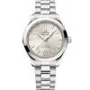 Produktbilde av Omega Seamaster Aqua Terra 150M 30MM med sølv urskive på stållenke. Ref. O22010302009001