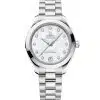 Produktbilde av Omega Seamaster Aqua Terra 150M 30mm med perlemor urskive på stållenke. Ref. O22010302055001.