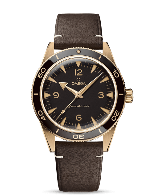 Produktbilde av omega seamaster 300 bronze gold co-axial master chronometer 41mm