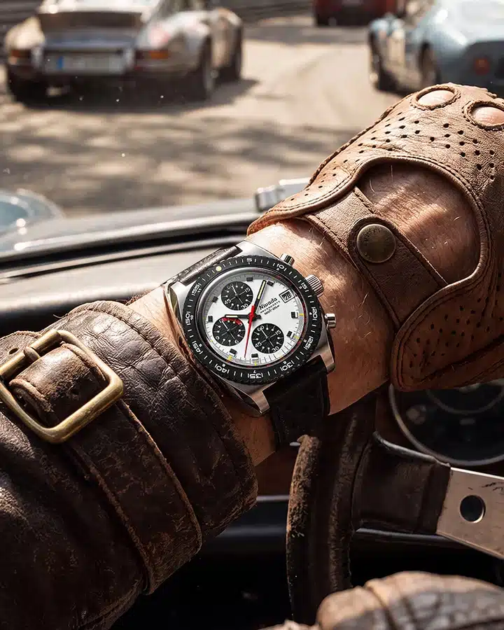 Nivada Grenchen Autochron Panda Mecaquartz - Bilde 7