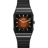 Produktbilde av Rado Anatom Automatic 32.5MM med oransje urskive på gummirem. Ref. R10202309.