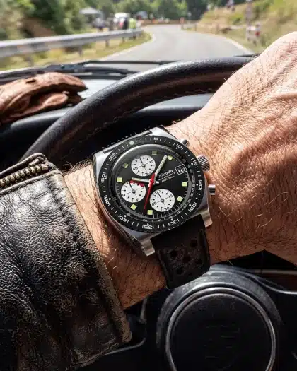 Nivada Grenchen Autochron Reverse Panda Mecaquartz - Bilde 7