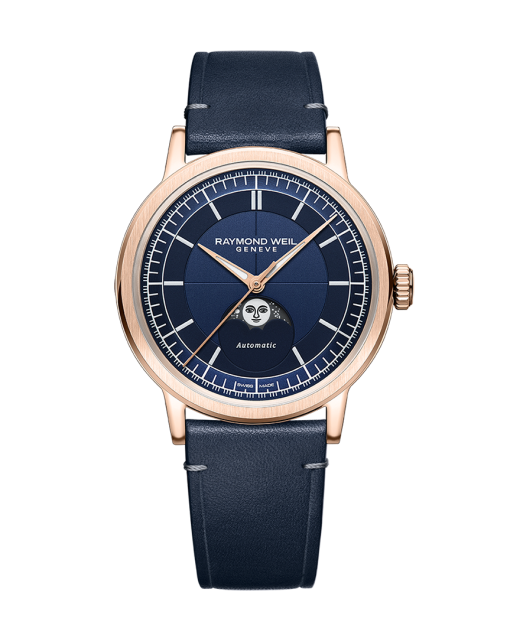 Raymond Weil Millesime Automatic Moon Phase 39.5mm - 2945-PC5-50001