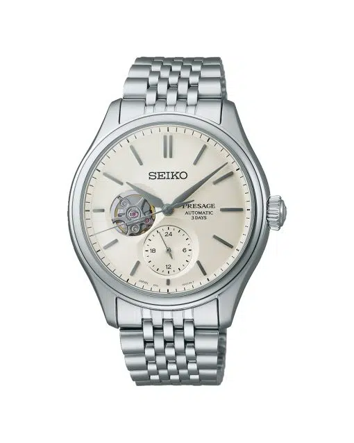 Seiko Presage Classic Series ‘Shiro-iro’ Open Heart 40.2mm - SPB469J1
