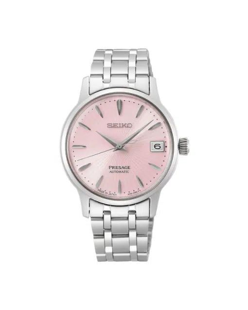 Produktbilde: Seiko Presage Cocktail Time «Cosmopolitan» med rosa tallskive Ref. SRP839J1