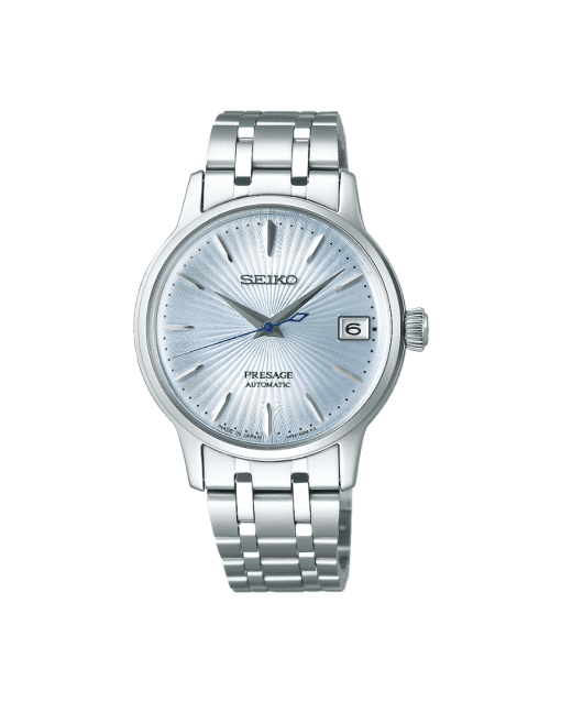 Produktbilde: Seiko Presage Cocktail Time «SkyDiving» med isblå tallskive Ref. SRP841J1