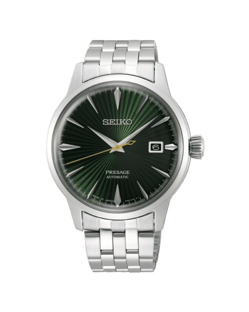 Produktbilde: Seiko Presage Cocktail Time «Mockingbird» grønn tallskive Ref. SRPE15J1