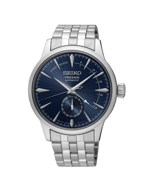 Produktbilde: Seiko Presage Cocktail Time "Blue Moon" Power Reserve med blå tallskive Ref. SSA347J1
