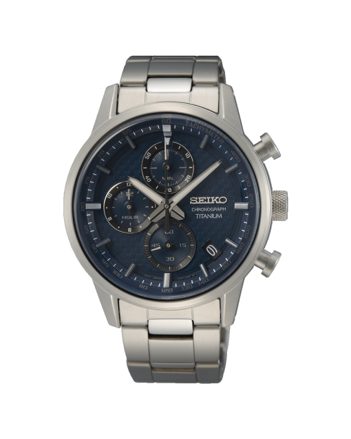 Seiko Quartz Titan Chronograph 41.6mm - SSB387P1