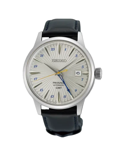 Seiko Presage Coctail Time GMT "Silver Bullet" 40.5mm - SSK049J1