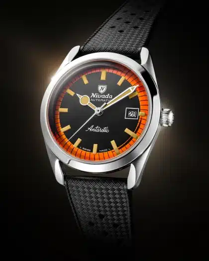 Nivada Grenchen Antarctic Black & Orange 38mm - Bilde 2