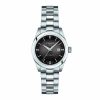 Produktbilde av Tissot T-My Lady Automatic 29.3mm med sort tallskive og lenke. Ref. T132.007.11.066.00
