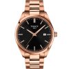 Produktbilde av Tissot PR 100 40mm me dsort urskive på stållenke. Ref. T150.410.33.051.00.