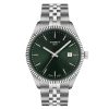 Produktbilde av Tissot Ballade 40mm med grønn urskive på stållenke. Ref. T156.410.11.091.00.