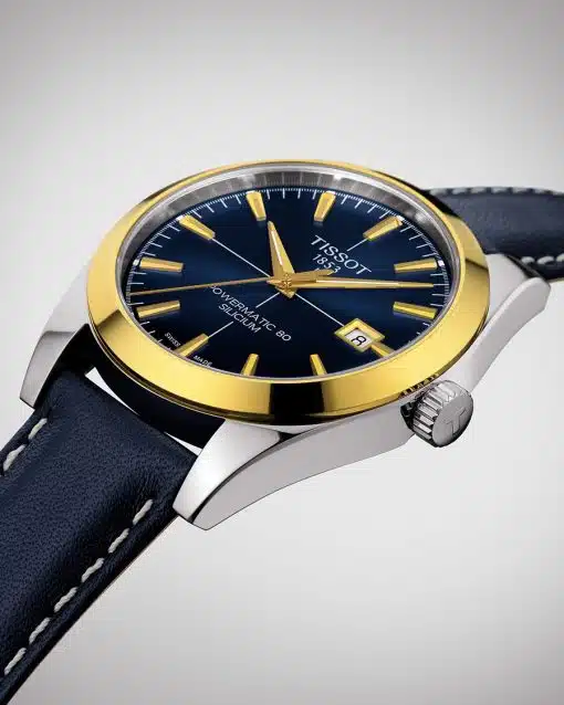 Tissot Gentleman Powermatic 80 Silicium 18K Gold Bezel - T927.407.46.041.01 - Bilde 4