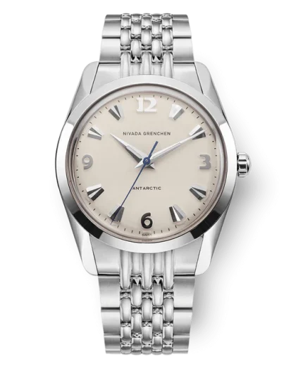 Nivada Grenchen Antarctic Eggshell White Luminova - 35mm