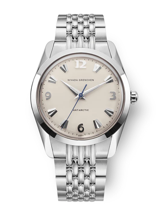 Nivada Grenchen Antarctic Eggshell White Luminova - 35mm