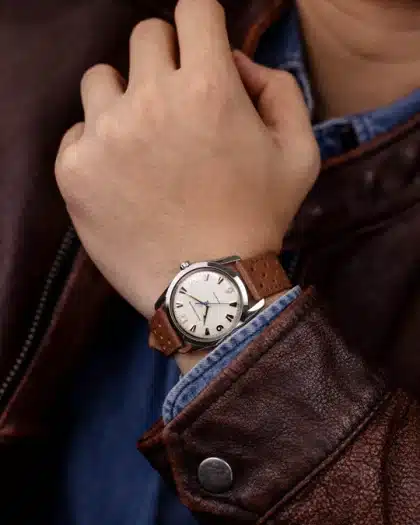 Nivada Grenchen Antarctic Eggshell Beige Luminova - 38mm - Bilde 6
