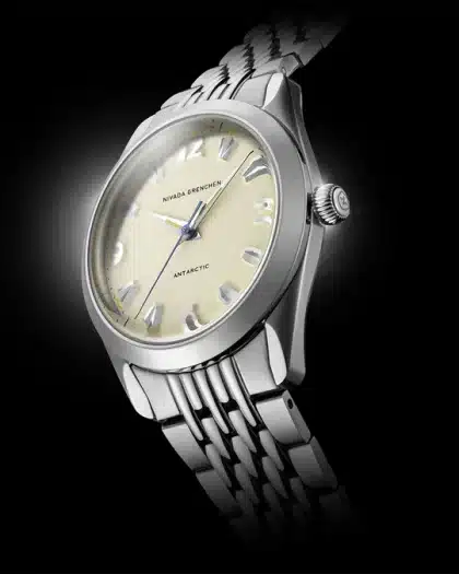 Nivada Grenchen Antarctic Eggshell Beige Luminova - 38mm - Bilde 11