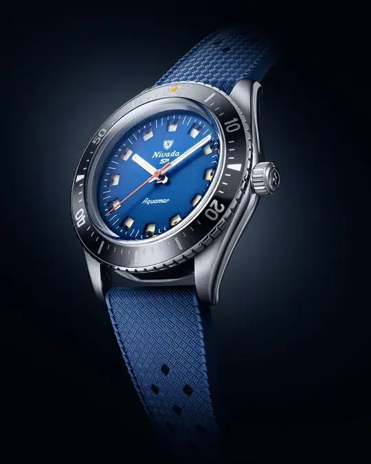 Nivada Grenchen Antarctic Diver Aquamar Blue - Bilde 3