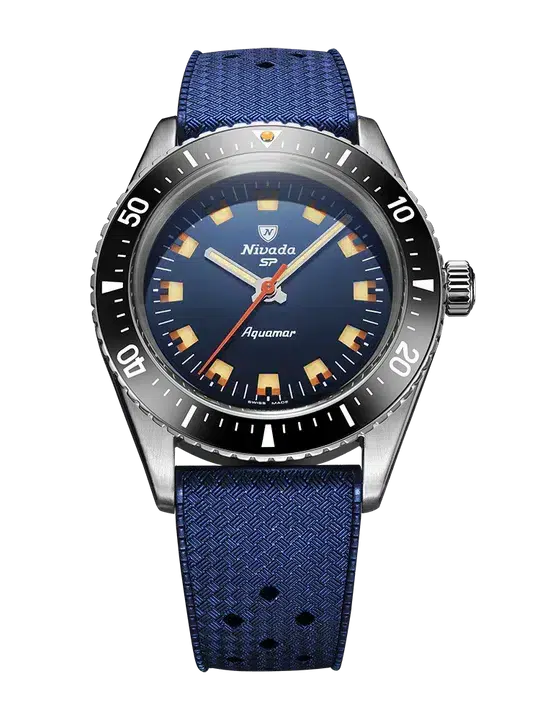 Nivada Grenchen Antarctic Diver Aquamar Blue - Bilde 10