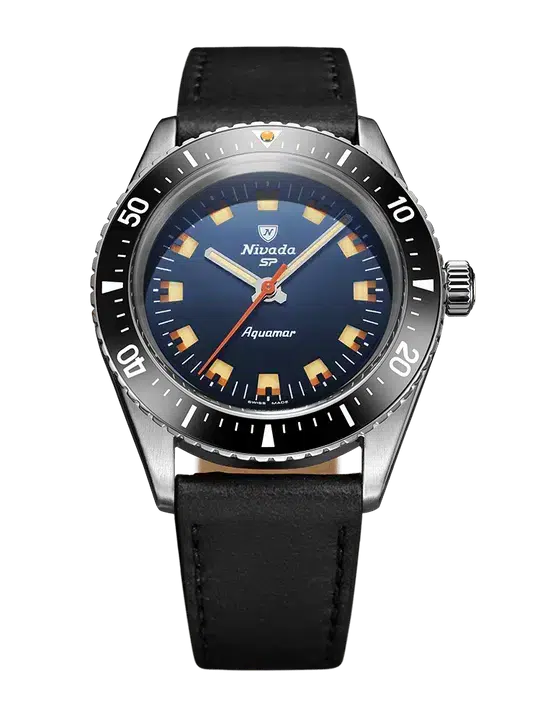 Nivada Grenchen Antarctic Diver Aquamar Blue - Bilde 13