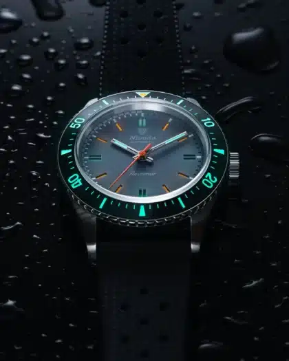 Nivada Grenchen Antarctic Diver Aquamar Grey - Bilde 3